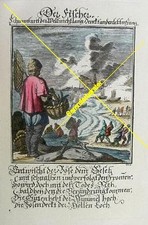 Alter kolorierter Stich