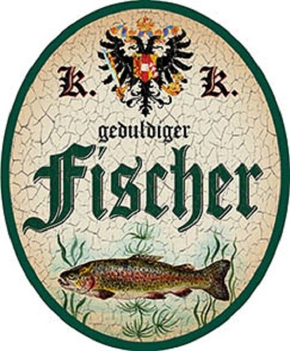 Fischer nostalgieschild - fischer, +