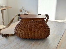 Alter Angelkorb Fisch Korb