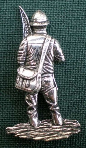 Fliegenfischer anstecknadel - fliegenfischer,